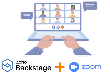 zoho backstage + zoom