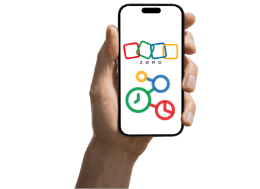 aplicación móvil zoho social