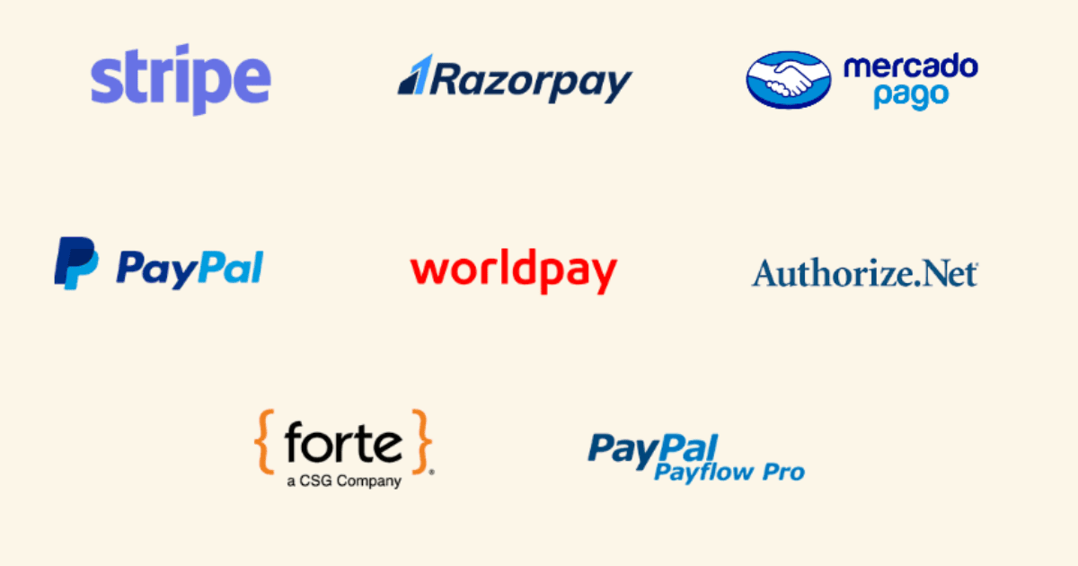 plataformas de pago integradas a zoho commerce